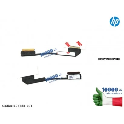 L95888-001 Cavo Flat LCD HP Envy X360 13-AY TPN-C147 13-AY0000 (30 PIN) DC02C00OV00 L95888-001 GPR31_EDP_FHD