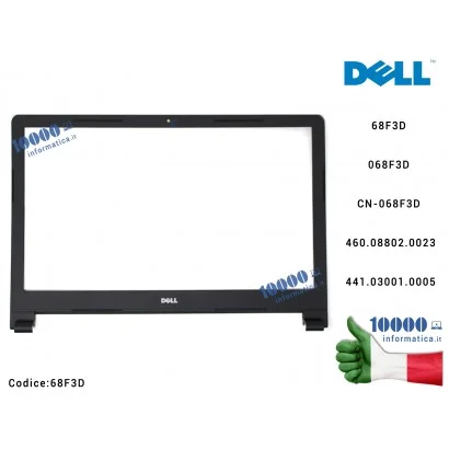 68F3D 68F3D Cornice Display Bezel LCD DELL Vostro 3552 3558 3555 3565 3561 3562 567 3568 Inspiron 15 3565 3567 68F3D 068F3D C...