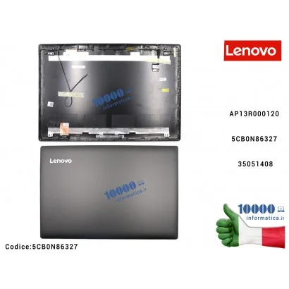 5CB0N86327 Cover LCD LENOVO [ONYX BLACK] IdeaPad 320-15ABR (80XS) 320-15IAP (80XR) 320-15AST (80XV) 320-15IKB (80XL) (80YE) 3...