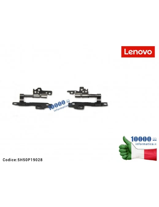 5H50P19028 Cerniere Hinges LENOVO IdeaPad 720S-13IKB (81A8) (81BV) 720S-13ARR (81BR) [COPPIA] 5H50P19028 FRU5H50P19028