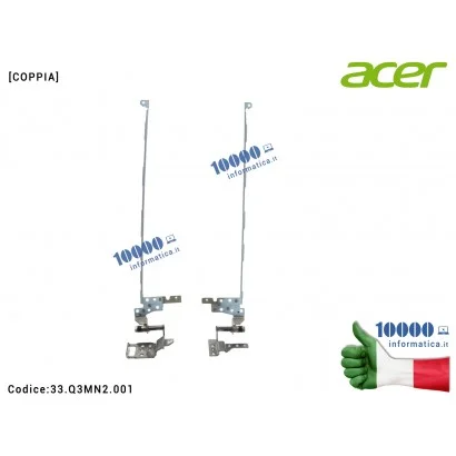 33.Q3MN2.001 Cerniere Hinges ACER Aspire AN515-52 Nitro AN515-42 [COPPIA] 33.Q3MN2.001 33Q3MN2001 AM290000100 AM290000200