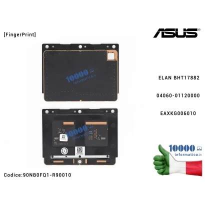 90NB0FQ1-R90010 Touchpad [FingerPrint] ASUS VivoBook X510 S510 S510U S510UA S510UN S501UR X510U X510UA X510UN X510UR F510U F5...