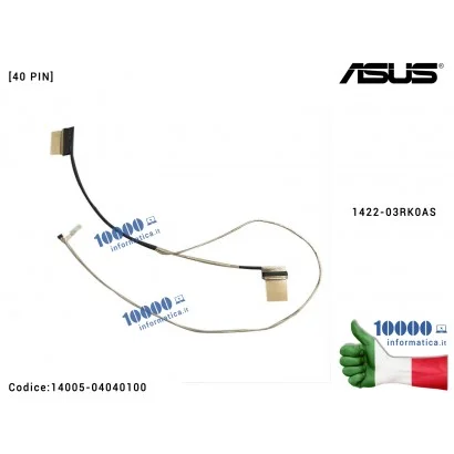 14005-04040100 Cavo Flat LCD ASUS [40 PIN] VivoBook 15 F515 F515E F515EA F515J F515MA F515UA X515 X515E X515EA X515J X515MA X...