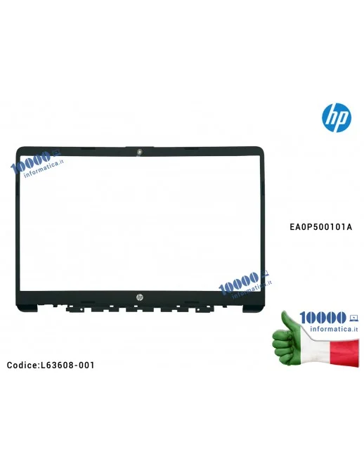 L63608-001 Bezel Cornice LCD HP 15-DY 15S-FQ 15S-EQ L63608-001 Cornice Display Bezel LCD HP 15-DY 15S-FQ 15-EF 15S-EQ 15T-DY ...