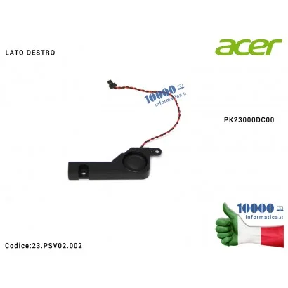 Altoparlante Speaker Audio (DESTRO) ACER Aspire 5251 5551 5551G 5741 5741G 5741Z 5741ZG 5552 5552G 5742 5742G 5336 5733 5736 PK2