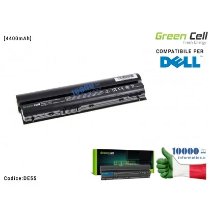 Batteria 09K6P Green Cell Compatibile per DELL Latitude E6220 E6230 E6320 E6320 [4400mAh] JNOC3 K2R82K4CP5 K94X6 KFHT8