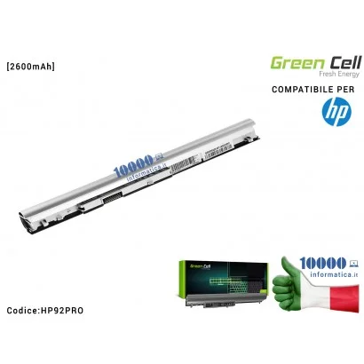 Batteria HSTNN-DB5M Green Cell Compatibile per HP 15-N 15-N025SW 15-N065SW 15-N070SW 15-N080SW [2600mAh]