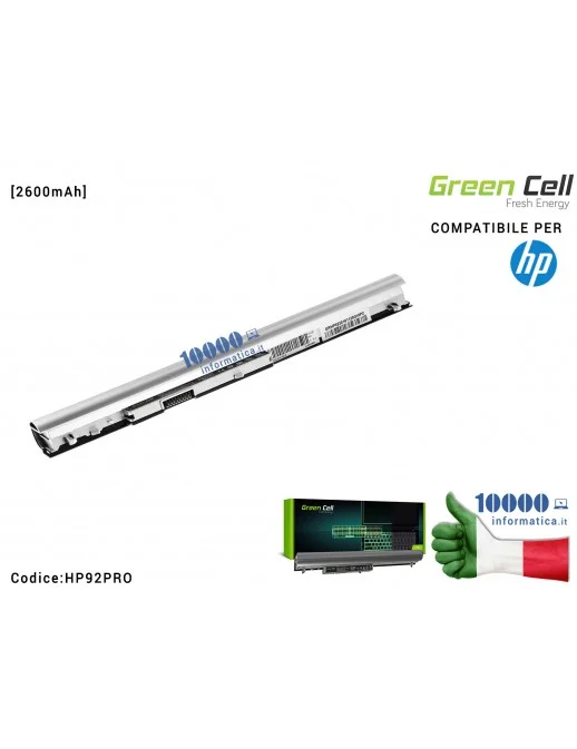 Batteria HSTNN-DB5M Green Cell Compatibile per HP 15-N 15-N025SW 15-N065SW 15-N070SW 15-N080SW [2600mAh]