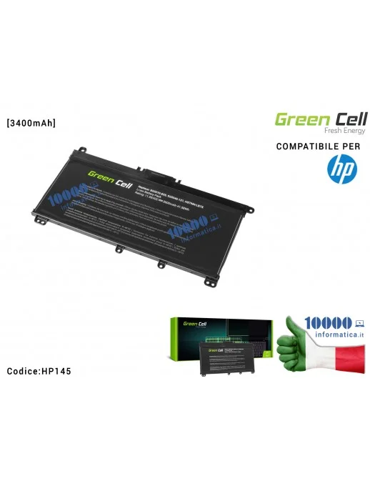Batteria HSTNN-LB7X Green Cell Compatibile per HP Pavilion 14-BF 14-BK 14-BP 15-CC 15-CD 15-CK 17-AR TF03XL [3400mAh] 920046-421