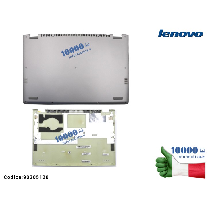 Bottom Case Scocca Inferiore (Silver) LENOVO Yoga 2 13 (20344) Lower Case