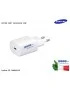 GH44-03055A Caricabatterie USB-C [25W] SAMSUNG (BIANCO) EP-TA800EWE (BULK) Galaxy Note 10 S10 5G S20 + S20 Ultra Note 20 A70 A80
