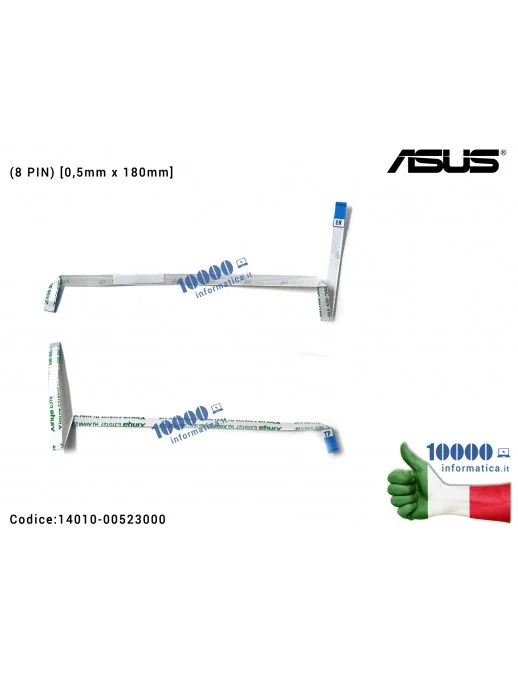 Cavo Collegamento Touchpad TP FFC (8 PIN) [0,5mm x 180mm] ASUS VivoBook X505B X505BA X505BP X505ZA F505Z F505ZA F505B F505BA F50