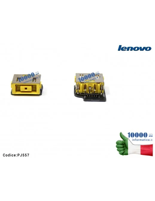 PJ557 Connettore di Alimentazione DC Power Jack PJ557 LENOVO Yoga 11 11S 13 IdeaPad S210 Touch