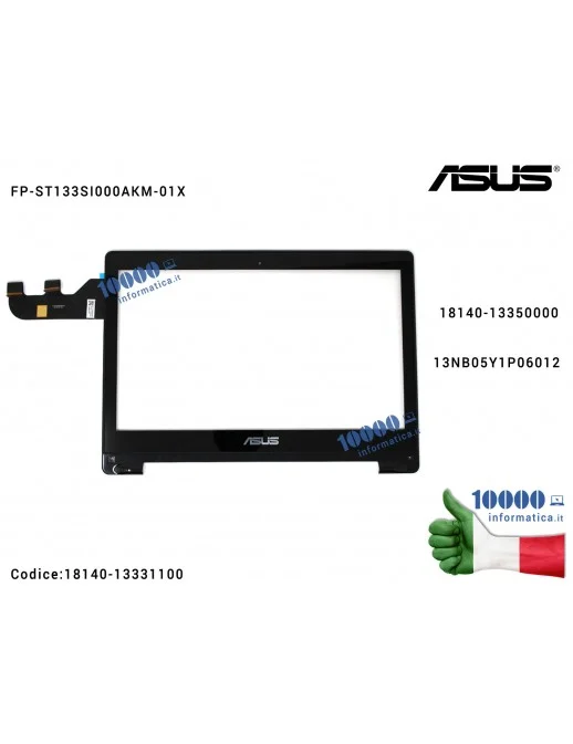 18140-13331100 Vetro Touch Screen ASUS Transformer Book Flip TP300 TP300LA TP300LD TP300UA ZenBook UX303LA UX303LN UX303LB UX...