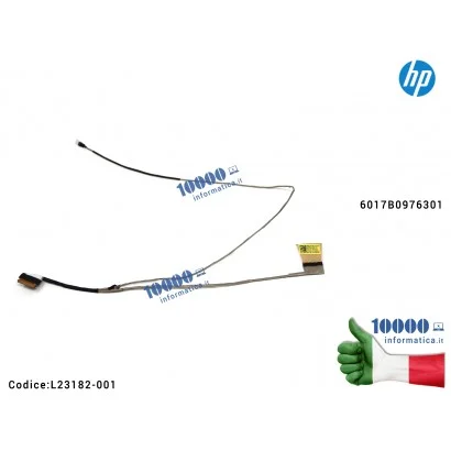 L23182-001 Cavo Flat LCD HP 240-G7 246-G7 14-CM 14Q-CS 14-CK 14Q-CS0001TX 14-CK0066ST 6017B0976301