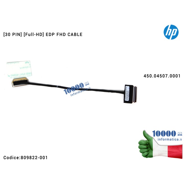 Cavo Flat LCD HP Pavilion X360 13-S 13S [Full-HD] 450.04507.0001 EDP FHD CABLE 450.04508.0001