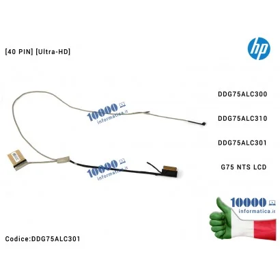 926870-001 Cavo Flat LCD HP Pavillion 15-CB TPN-Q193 [40 PIN] [UHD] DDG75ALC300 DDG75ALC310 DDG75ALC301 G75 NTS LCD