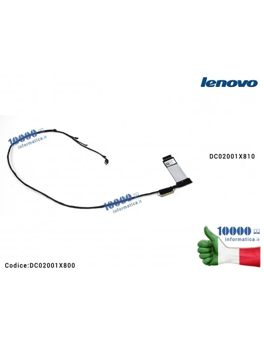 Cavo Flat LCD LENOVO Yoga 900-13ISK 900-13ISK2 Yoga 4 Pro 80MK DC02001X800 DC02001X810 BYG40