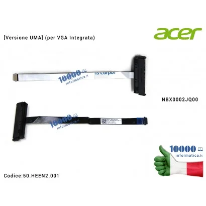 Cavo Hard Disk FFC HDD ACER Aspire A315-42G A315-42 A315-41 EX215-52 NBX0002JQ00 NBX00026X00 50.HEEN2.001 50HEEN2001