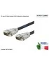 PROVGAM2 Cavo VGA [2 metri] VIVOLINK Pro (Maschio-Maschio) Max. Risoluzione Full-HD 1980x1080 (15 PIN) tripla schermatura al ...