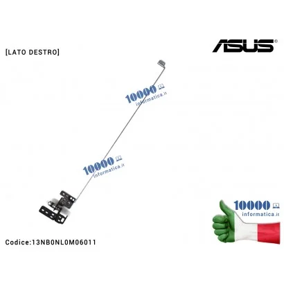 Cerniera Hinge [DX] ASUS VivoBook 15 X571 X571G X571GT X571GD RX571G RX571GT [LATO DESTRO] 13NB0NL0M06011