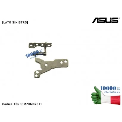 Cerniera Hinge [SX] ASUS X509 X509B X509BA X509D X509DA X509F X509FA X509FB X509FJ X509FL X509U X509UA X509UB X509UJ [LATO SINIS