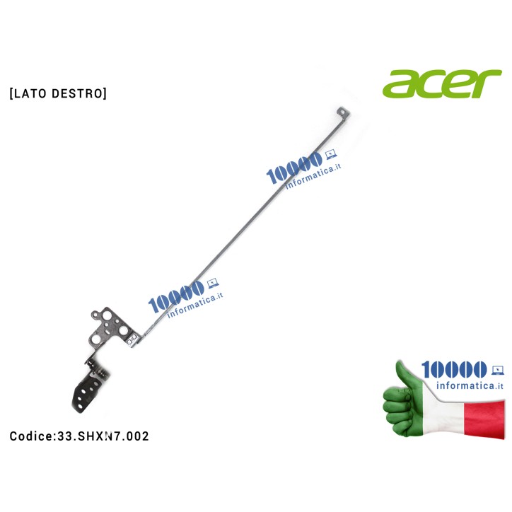 Cerniera [DX] Hinge ACER Aspire A114-31 A114-32 A314-31 A314-32 [LATO DESTRO] 33.SHXN7.002 33SHXN7002