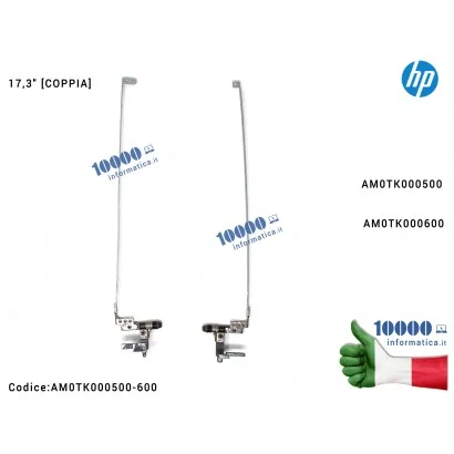 Cerniere Hinges LCD [COPPIA] HP ZBook 17 G2 17,3" [R+L] AM0TK000500 AM0TK000600