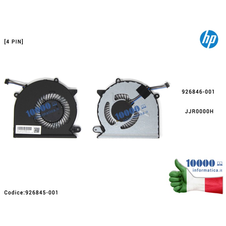 Ventola Fan CPU HP Pavilion 15-CD 15-CD000 TPN-Q193 926846-001 JJR0000H
