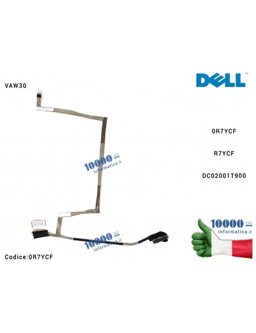 0R7YCF Cavo Flat LCD DELL Latitude E5440 DC02001T900 R7YCF VAW30