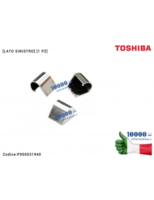 Copri Cerniera Cover Hinge [SX] TOSHIBA Portégé R700 R830 Satellite R630 R830 [LATO SINISTRO] Hinge Cap Left