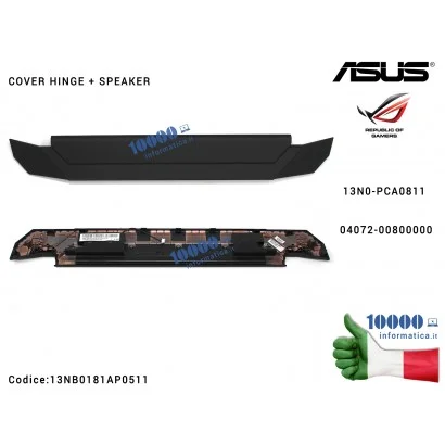 Copri Cerniere Coperchio + Speaker ASUS ROG G750 G750J G750JH G750JY G750JZ G750JM G750JS G750JX 13N0-PCA0811 LCD HINGECAP 04072