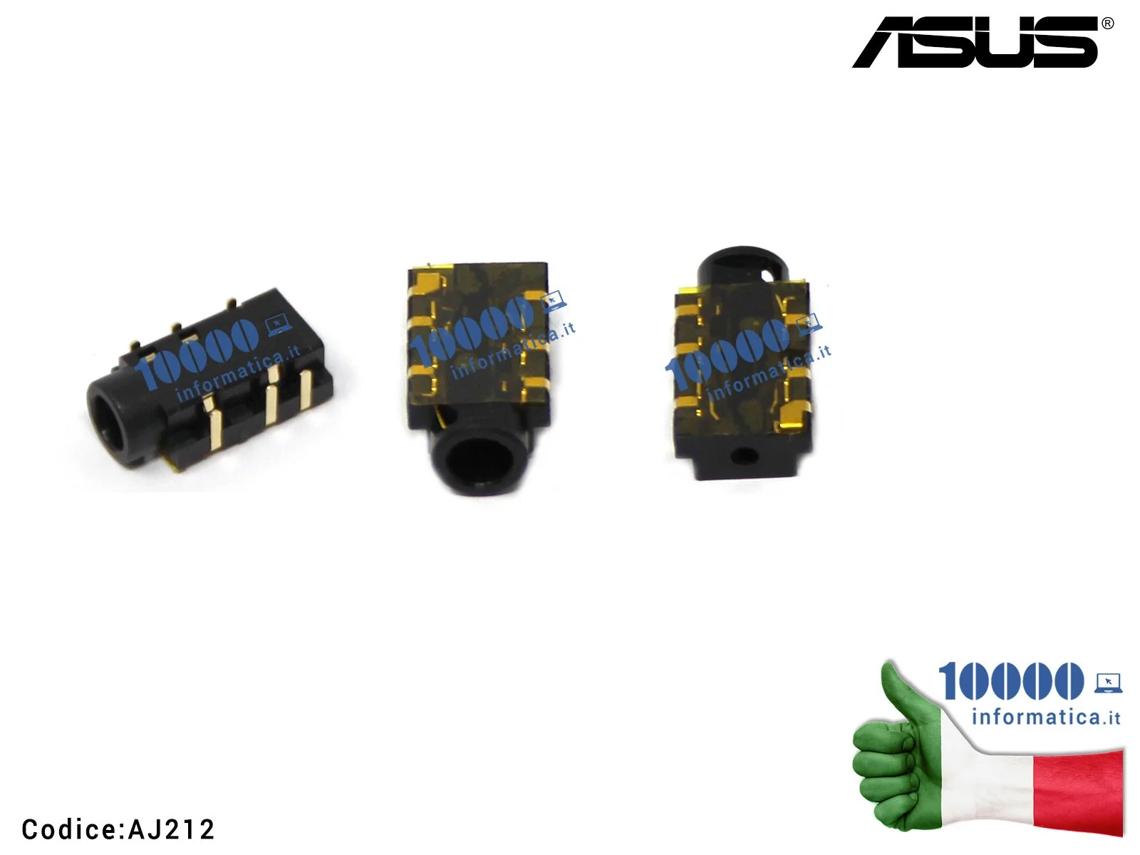 AJ212 Connettore Audio Jack AJ212 ASUS F551 F552 F553 F553M X453MA X503M X553MA