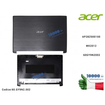 Cover LCD ACER Aspire A315-33 A315-41 A315-41G A315-53 A315-53G [NERO] AP28Z000100 WK2012 60GY9N2002