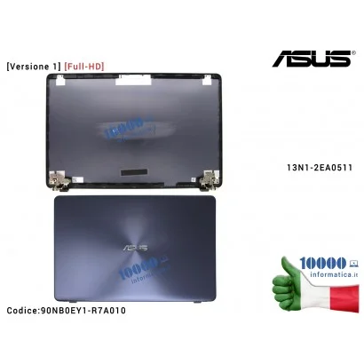 Cover LCD ASUS VivoBook 17 X705 N705 [Versione 1] [Full-HD] (Star Grey) X705U X705UA X705F X705FN X705N X705UV X705UF X705UN X70