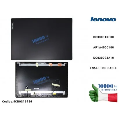 Cover LCD LENOVO [Nero Granito Tramato] IdeaPad S145 S145-15 S145-15IWL (81MV) S145-15IGM (81MX) S145-15AST (81N3) S145-15API (8