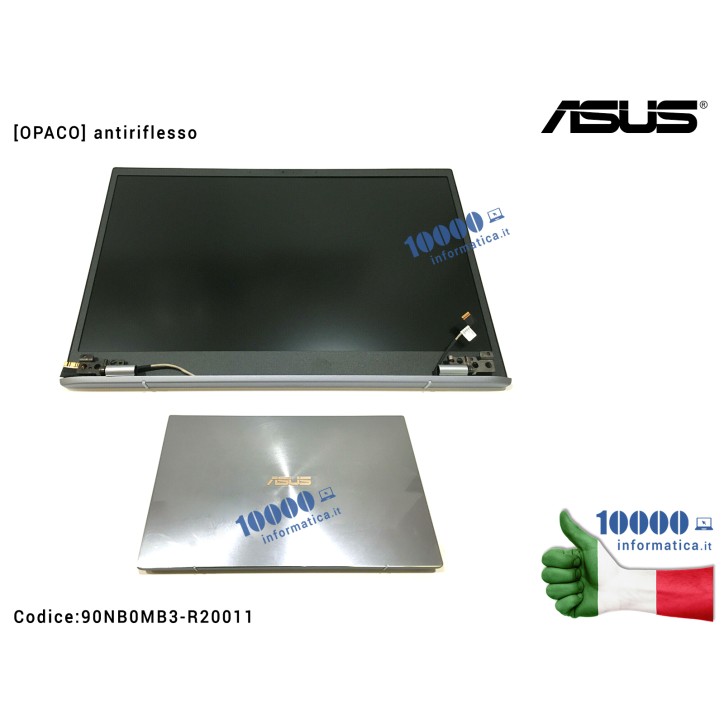 Display Assembly 14'' Cover LCD [OPACO] ASUS ZenBook 14 UX431F UX431FA UX431FN [Utopia Blue] Full-HD 16:9 cornice slim NanoEdge 