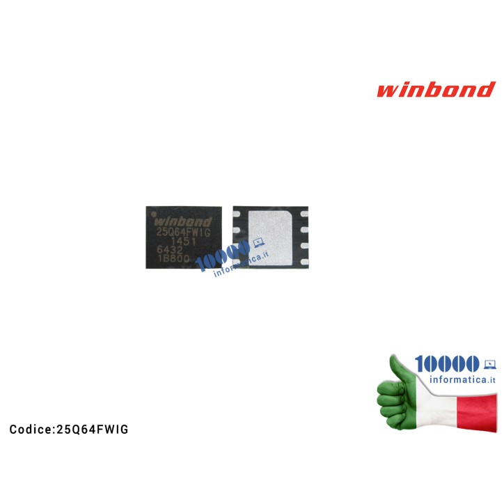 IC Chip Bios WINBOND 25Q64FWIG W25Q64FWIG W25Q64FWZPI 25Q64FW1G 25Q64FWI6 W25Q64FWZPIG WSON 5x