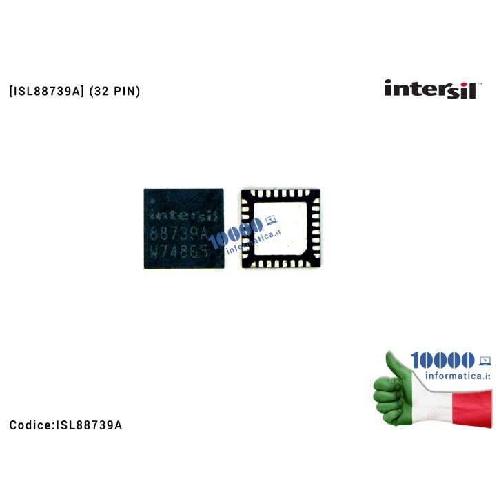 IC Chip INTERSIL ISL 739 ISL88739A ISL88739 ISL88739AH ISL88739AHR 88739A ISL 88739 AHRZ QFN32 QFN-32 IC Chip INTERSIL ISL 739 ISL88739A ISL88739 ISL88739AH ISL88739AHR 88739A ISL 88739 AHRZ QFN32 QFN-32