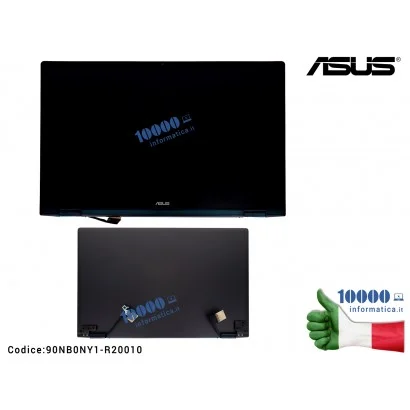 Display Assembly Modulo Touch Screen + Cover LCD + Cerniere ASUS ZenBook Flip 14 UX463 [FHD] UX463F UX463FA UX463FL [Nero] (Full
