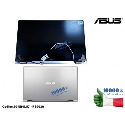 Display Assembly Modulo Touch Screen Cover ASUS ZenBook Flip 14 [FHD] UX462D UX462DA UM462D UM462DA [Grey] (Full-HD)