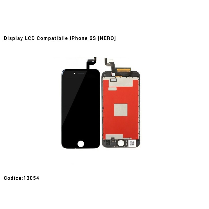 Display LCD Compatibile iPhone 6S [NERO] Schermo Vetro Touch Screen