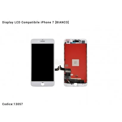 Display LCD Compatibile iPhone 7 [BIANCO] Schermo Vetro Touch Screen