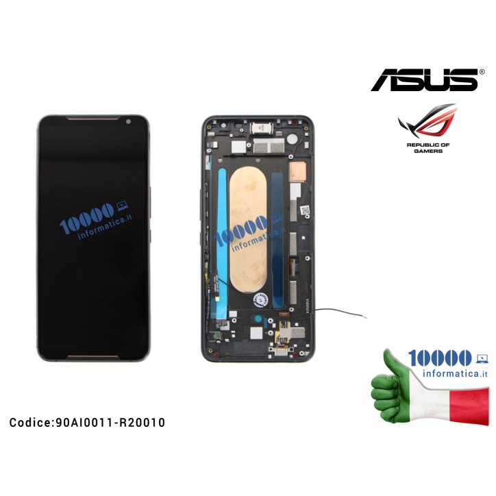 Display LCD con Vetro Touch Screen ASUS ROG Phone II Strix Edition (ZS660KL)