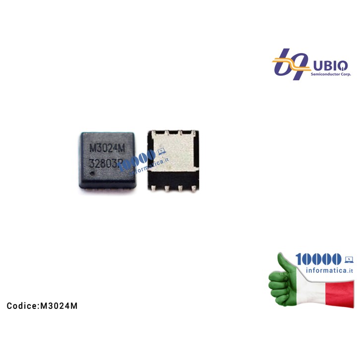IC Chip Mosfet UBIQ M3024M QM3024M3 QM3024M M30S4M QM3O24M3 M3O24M QFN-8