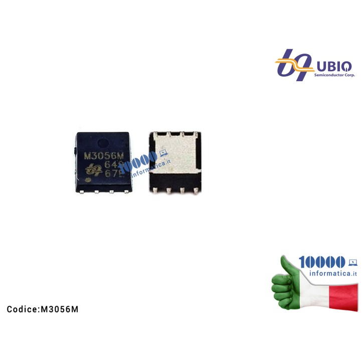 IC Chip Mosfet UBIQ M3056M QM3056M6 QM3056M M30S6M QM3O56M6 M3O56M QFN-8