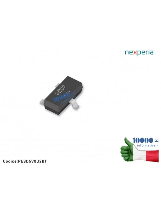 IC Chip Diodo TVS 5NA 5V PESD5V PESD5V0U2BT PESD5V0U2 1UW Transistor PESD 5V0U2BT SOT23 NEXPERIA