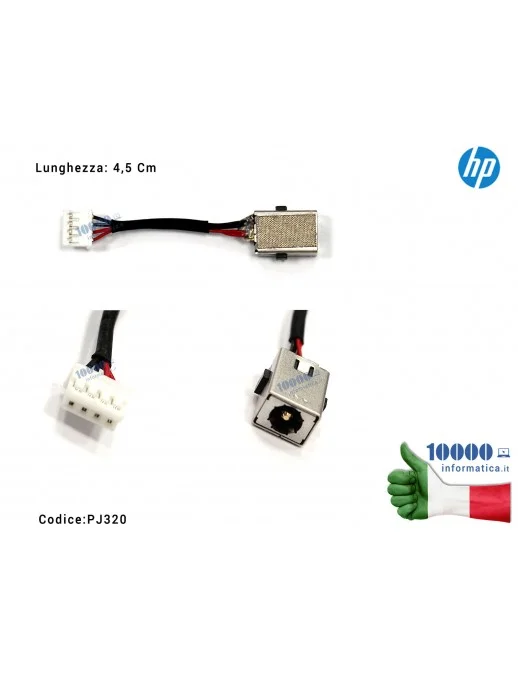 PJ320 Connettore DC Power Jack PJ320 HP Mini 210 210-1000 CQ10 100 110 910