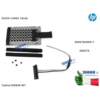 KIT Supporto Caddy + Cavo Connettore HDD Hard Disk HP [LUNGO] Pavilion 15-C 15-CB 15-CC 15-CF 15-CK 926848-001 DD0G76HDD011