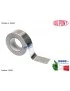 12227 Nastro Adesivo Conduttivo di Alluminio Stagnola Riflessivo Resistente [20mm x 20mt] Alte Temperature Polyimide Tape Pro...